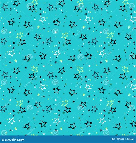 Pattern with stars stock vector. Illustration of pattern - 72775472