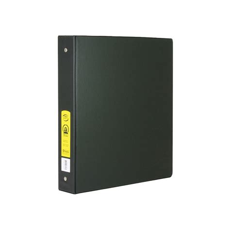 1″ Black 3-Ring Binder w/ 2-Pockets (002-3133) | Backpack Gear, Inc