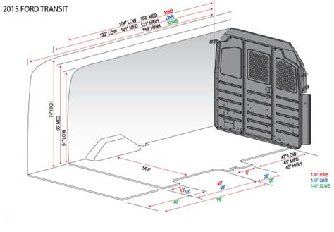 Ford Transit Full Size Van Interior Specs