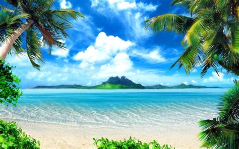 Tropical Beach Wallpapers Desktop - Wallpaper Cave