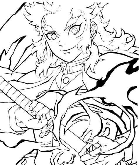 Zenitsu Coloring Coloring Pages