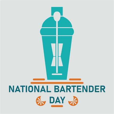 National Bartender Day background. 14422432 Vector Art at Vecteezy