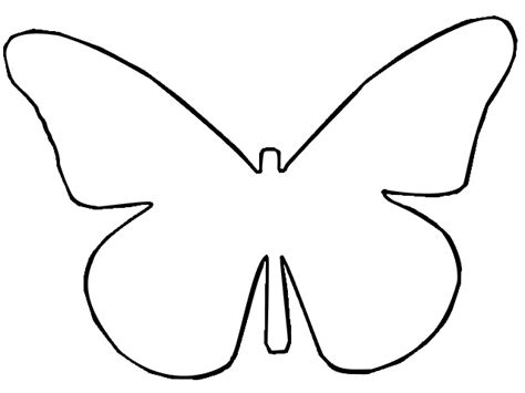 Butterfly Outline Clipart | Free Printable Butterfly Templates