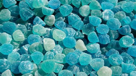 HD wallpaper: teal candies wallpaper, fruit candy, sweet, powdered ...