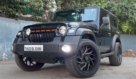 Modified Mahindra Thar With Worth Rs 5.5 Lakh Modifications