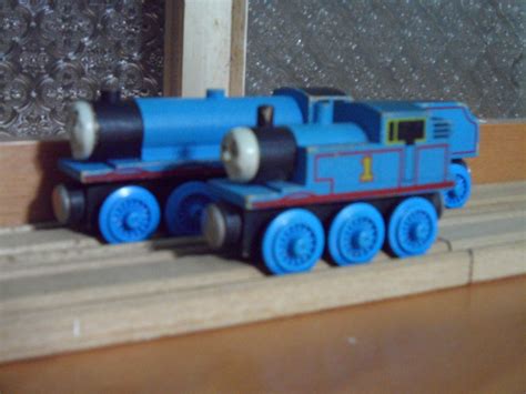 Thomas and Gordon - Early Wooden Railway Version by ThomasAnime on ...