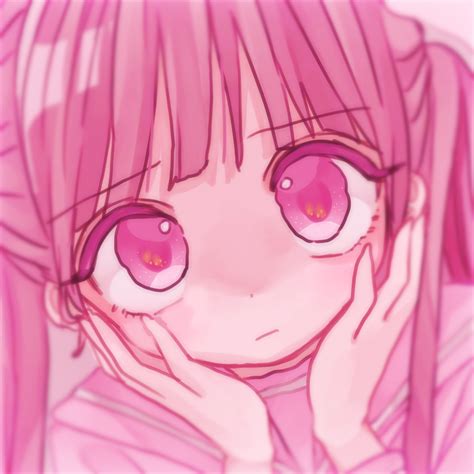 Pink Aesthetic Anime Pfp Girl