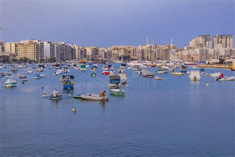 Port of Malta at night editorial photography. Image of harbor - 212560072