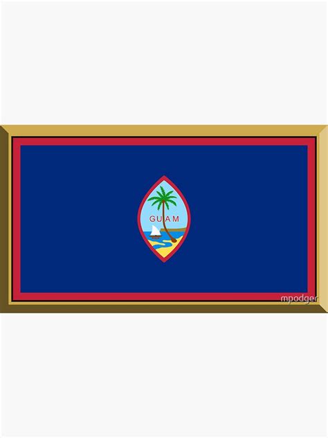 "Guam Flag Gifts, Stickers and Products" Sticker for Sale by mpodger | Redbubble