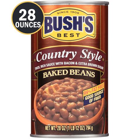 Bush's Best Country Style Baked Beans 28 Oz - Walmart.com - Walmart.com