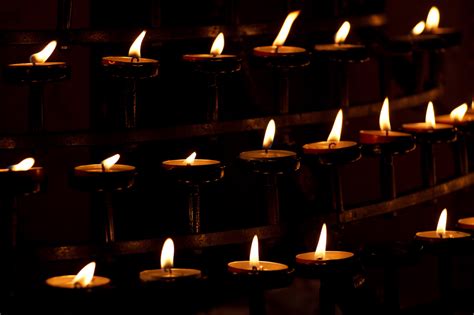 Candles In Church Free Stock Photo - Public Domain Pictures