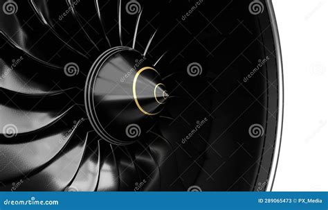 Jet Engine Blades - Close-up Stock Illustration - Illustration of black, plane: 289065473