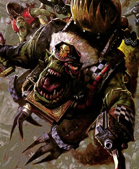 Zagstruk - Orks Art - by Karl Kopinski Warhammer Models, Warhammer 40k Artwork, Warhammer 40000 ...