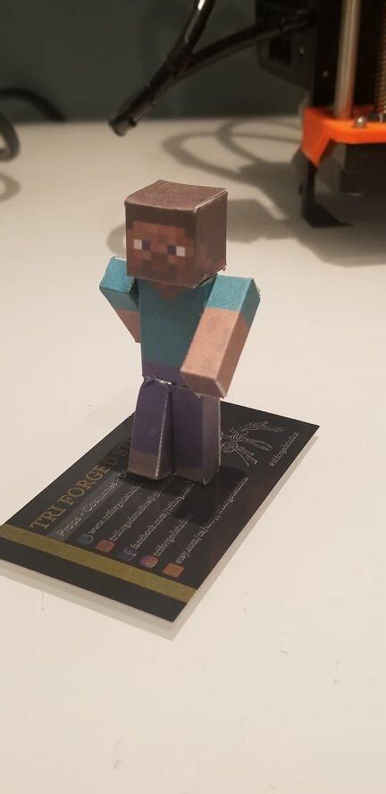 Minecraft Steve Statue — Tri Forged Studios