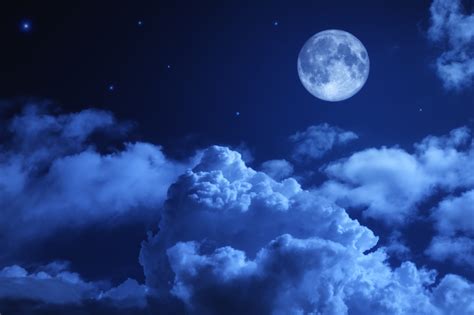 Moon Night Sky Clouds 5k, HD Nature, 4k Wallpapers, Images, Backgrounds, Photos and Pictures