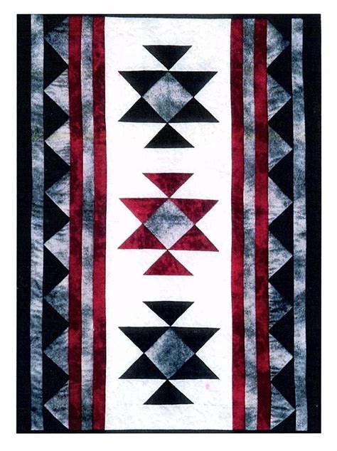 Navajo Star--Southwest Wallhanging Quilt Pattern--Paper Version in 2021 | Native american quilt ...