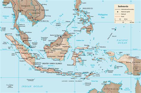 Indonesia Map, Jakarta - Asia