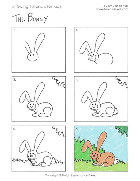 Easy Drawing Tutorials for Kids | Printable Drawing Lessons