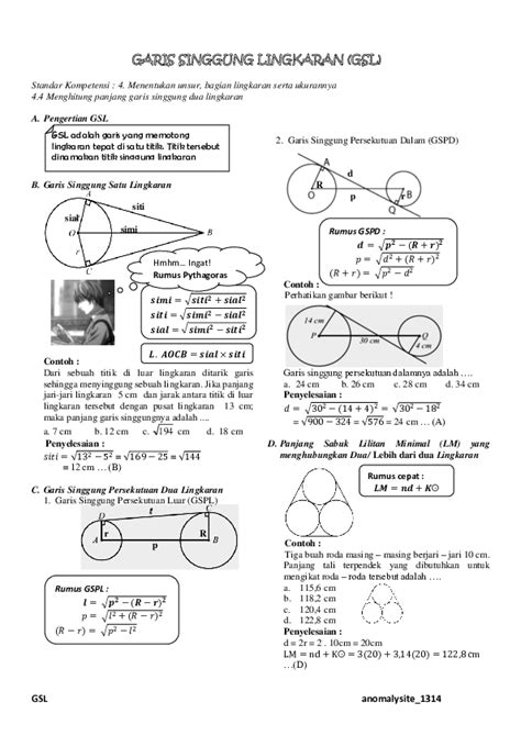 (PDF) GSL (Garis Singgung Lingkaran) | SN_Shinta Novianti - Academia.edu