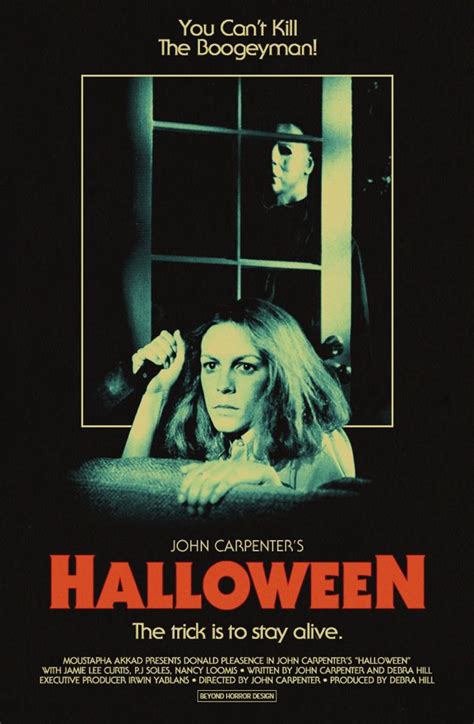 Halloween poster # John Carpenter..... Favorite horror film of all time. The remake made me so ...