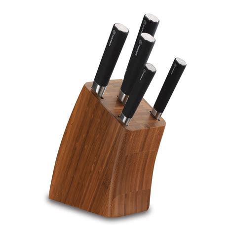 Knife Block Set 4Pc+Bamboo – JB Saeed Home & Hardware