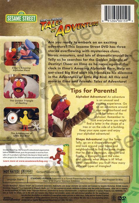 Elmo And Friends - Tales Of Adventure - (Sesame Street) on DVD Movie