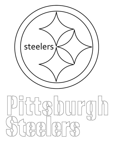 Steelers Logo Stencil