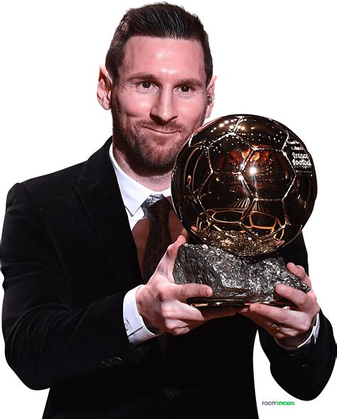 Lionel Messi Ballon d’Or 2019 Awards football render - FootyRenders