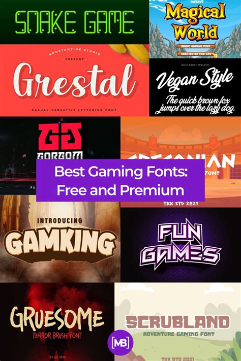 10+ Best Gaming Fonts for 2021: Free and Premium Fonts