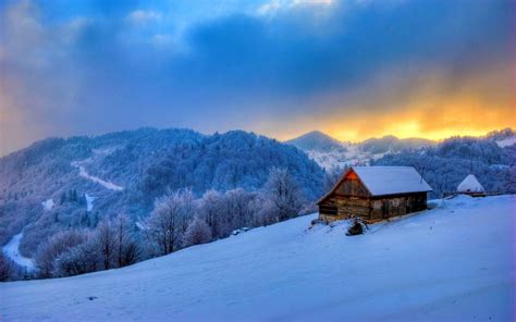 Winter Cabin Wallpapers - Wallpaper Cave