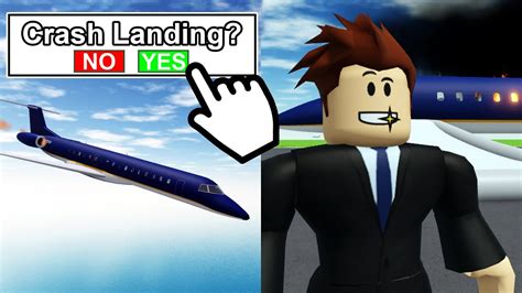 ROBLOX PLANE CRASH SIMULATOR - YouTube