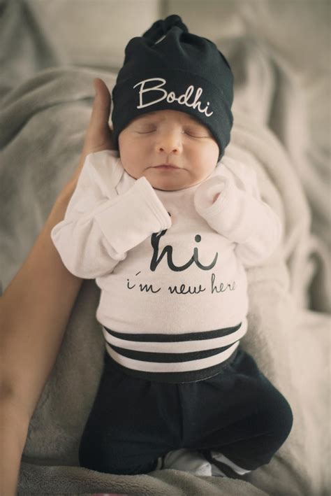 Baby Boy Coming Home Outfit Newborn Boy Coming Home Outfit Baby Boy Clothes HELLO WORLD ...