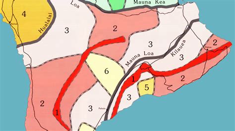 Hawaii Volcano Zone Map - Beulah Sallyann