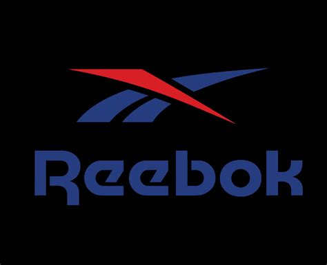 Reebok Logo Brand With Name Symbol Clothes Design Icon Abstract Vector Illustration With Black ...