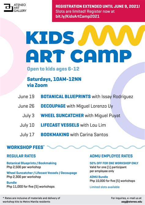 Kids Art Camp 2021 | Events | Ateneo de Manila University