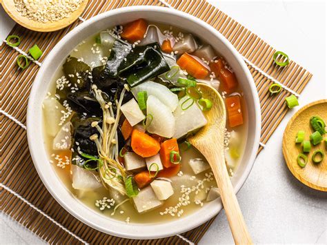 Vegan Daikon Miso Soup Recipe | Foodaciously