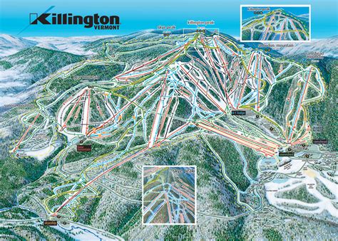 Killington Ski Trail Map - 4763 Killington Road Killington VT • mappery