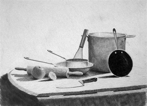 Pots And Pans Sketch at PaintingValley.com | Explore collection of Pots And Pans Sketch