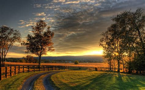 Country and Screensavers, sunset countryside HD wallpaper | Pxfuel