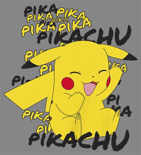 Boy's Pokemon Pikachu laughing Performance Graphic Tee