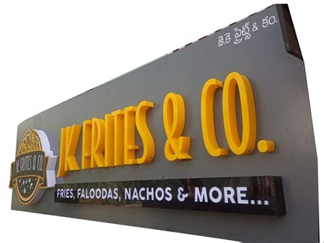 Restaurant 3D Acrylic Sign Board at Rs 950/sq ft | 3D Sign Boards | ID: 23323627788