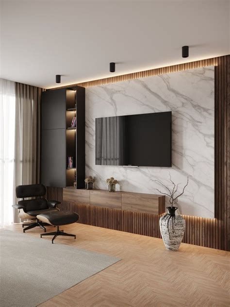 10 Stunning Ideas for the Perfect TV Accent Wall | Feature wall living ...