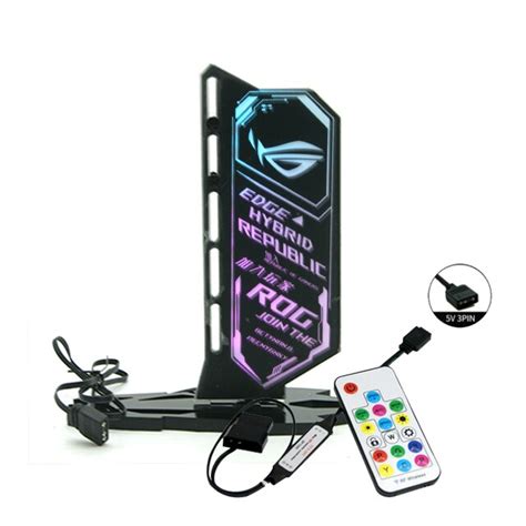 BRACKET ROG GPU HOLDER RGB 5V A-RGB SYNC - BLACK