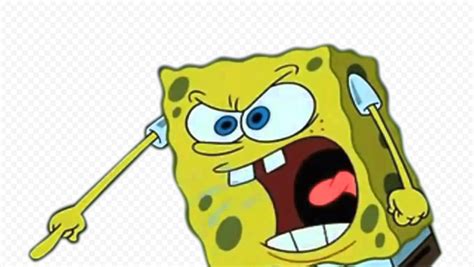 HD Spongebob Angry Classic Character Transparent PNG | Citypng