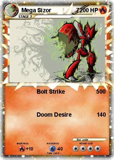 Pokémon Mega Sizor 7 7 - Bolt Strike 500 - My Pokemon Card