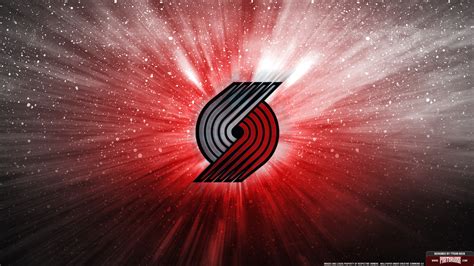 Portland Trail Blazers Logo Wallpaper | Posterizes | NBA Wallpapers & Basketball Designs ...