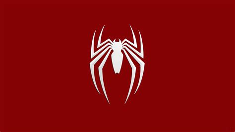 Marvel Spider-Man logo, Spider-Man, logo, simple background, Spider-Man (2018) HD wallpaper ...