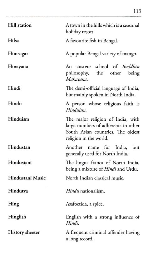 Words in Indian English (A Guide to English Communication in South Asia) | Exotic India Art