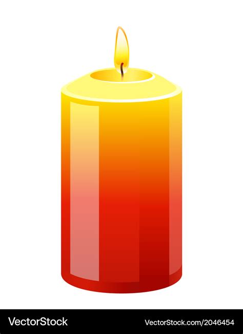 Candle Royalty Free Vector Image - VectorStock