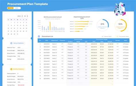 EXCEL of Procurement Plan Template.xlsx | WPS Free Templates